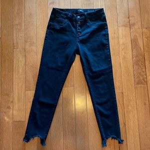 Black denim stretch jean